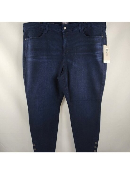 NYDJ Denim - NYDJ Jeans Womens Plus 22W Ami Skinny Legging Blue Ankle Buttons NWT